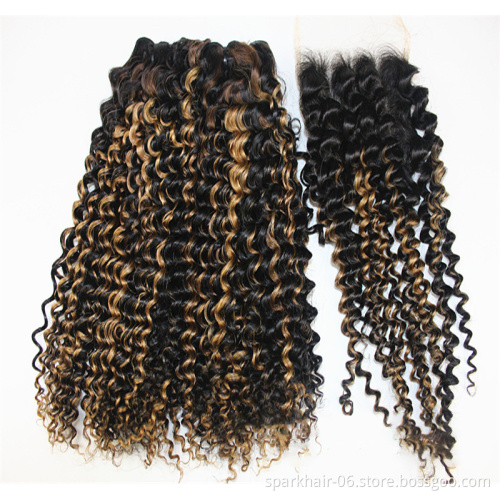 Indian Bouncy Remy Raw Virgin Hair Double Drawn With Closure, Best Quality Human Hair Vietnam Bone Straight Super Double Drawn